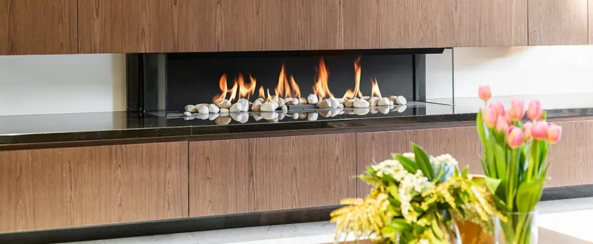 Double-height Fireplace Design Refurbishment in East Hemet, California